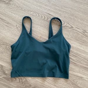 Lululemon Align Teal Cropped Tank Size Small/6